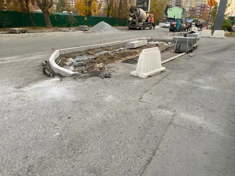 Бетон под бордюры в Красноярске