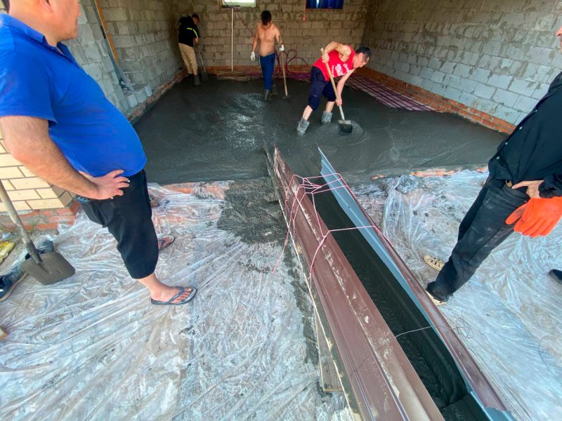 Заливка бетона под гараж в Красноярске